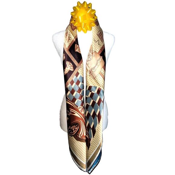 NEW Genuine 100% Mulberry Silk Double Sided Scarf 42"x42" Square Shawl 5802 - Picture 6 of 10